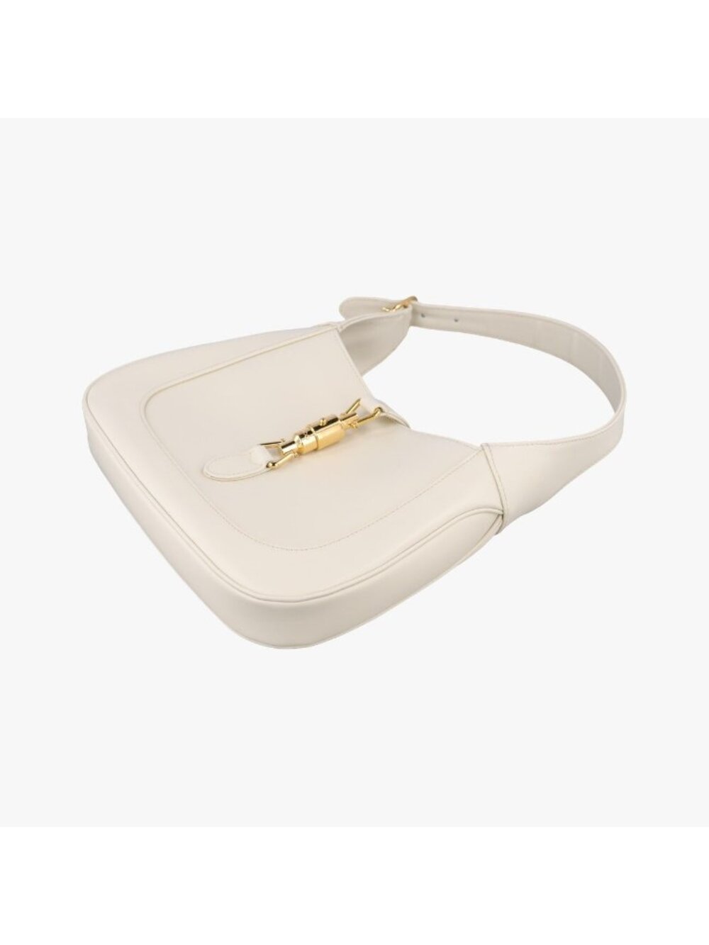 Gucci Jackie 1961 White Leather Shoulder Bag - Picture 4 of 16